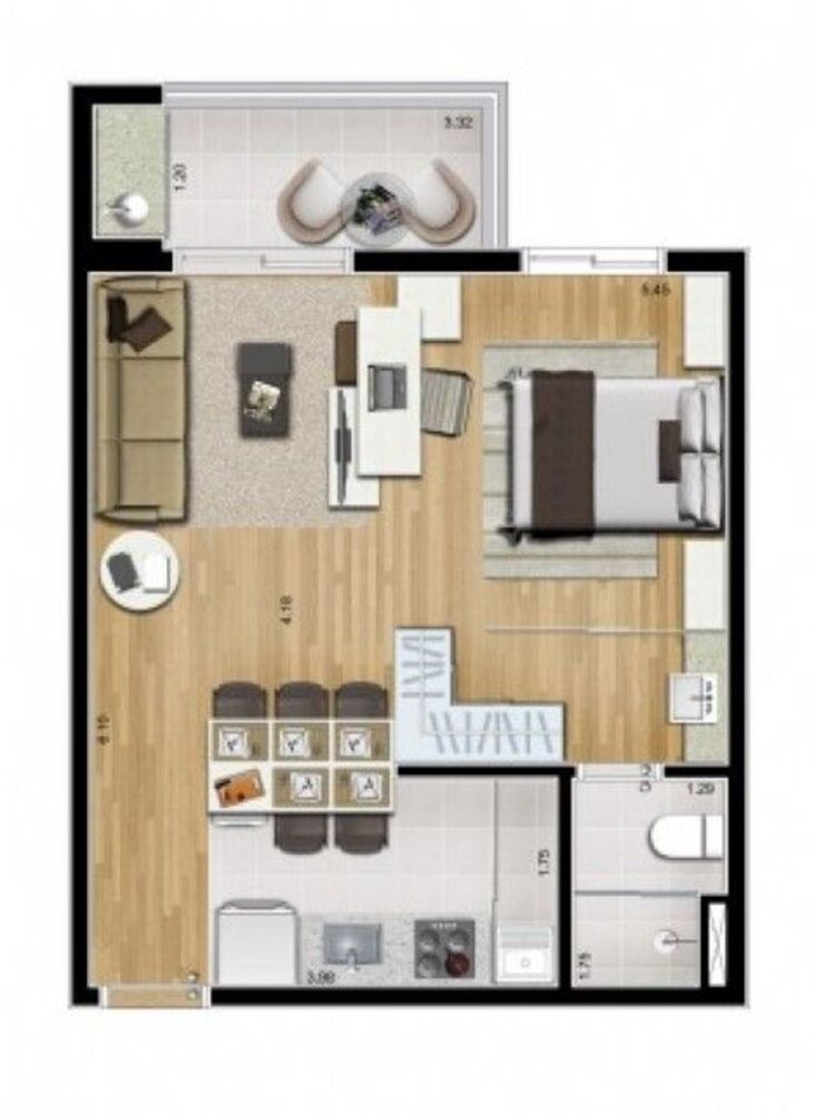 Loft à venda com 1 quarto, 42m² - Foto 12