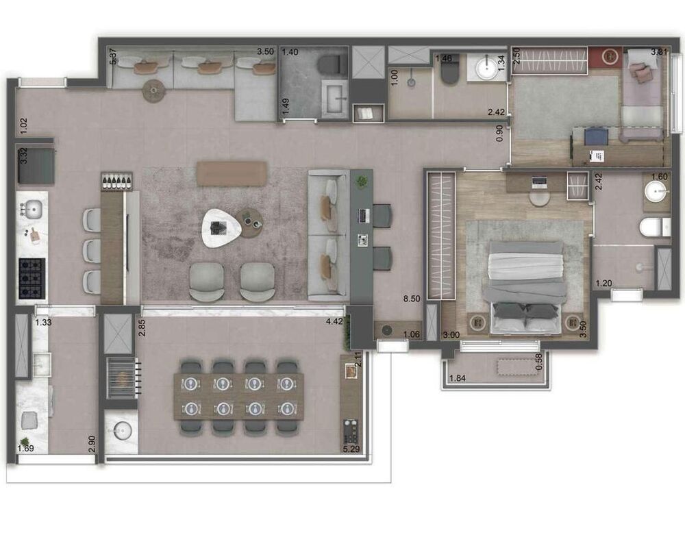 Apartamento à venda com 3 quartos, 110m² - Foto 20