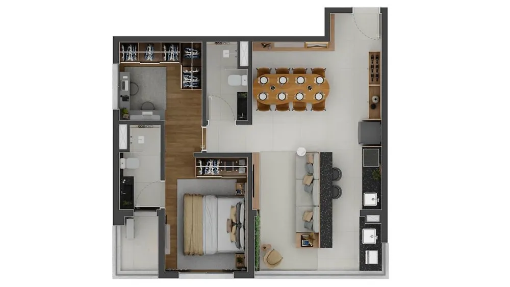 Apartamento, 2 quartos, 73 m² - Foto 8