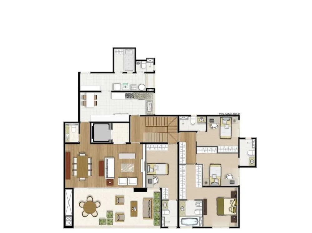 Apartamento, 3 quartos, 210 m² - Foto 8