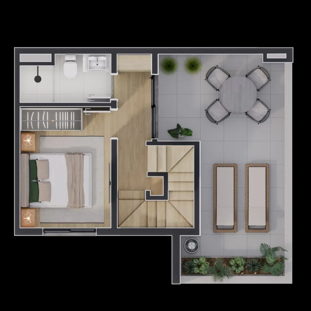 Apartamento, 2 quartos, 31 m² - Foto 3