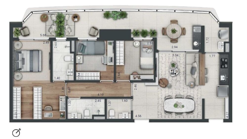 Apartamento, 3 quartos, 311 m² - Foto 35