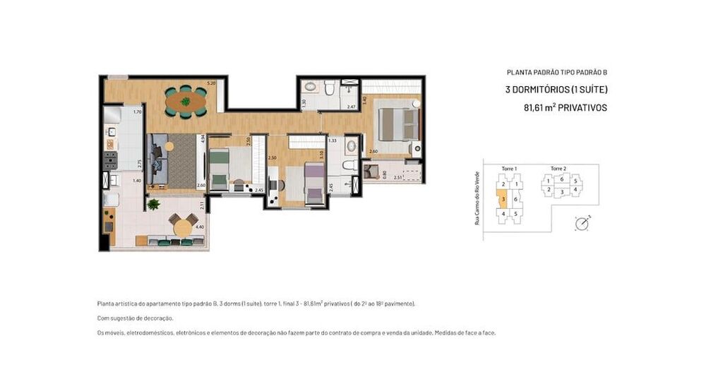 Apartamento, 2 quartos, 98 m² - Foto 2