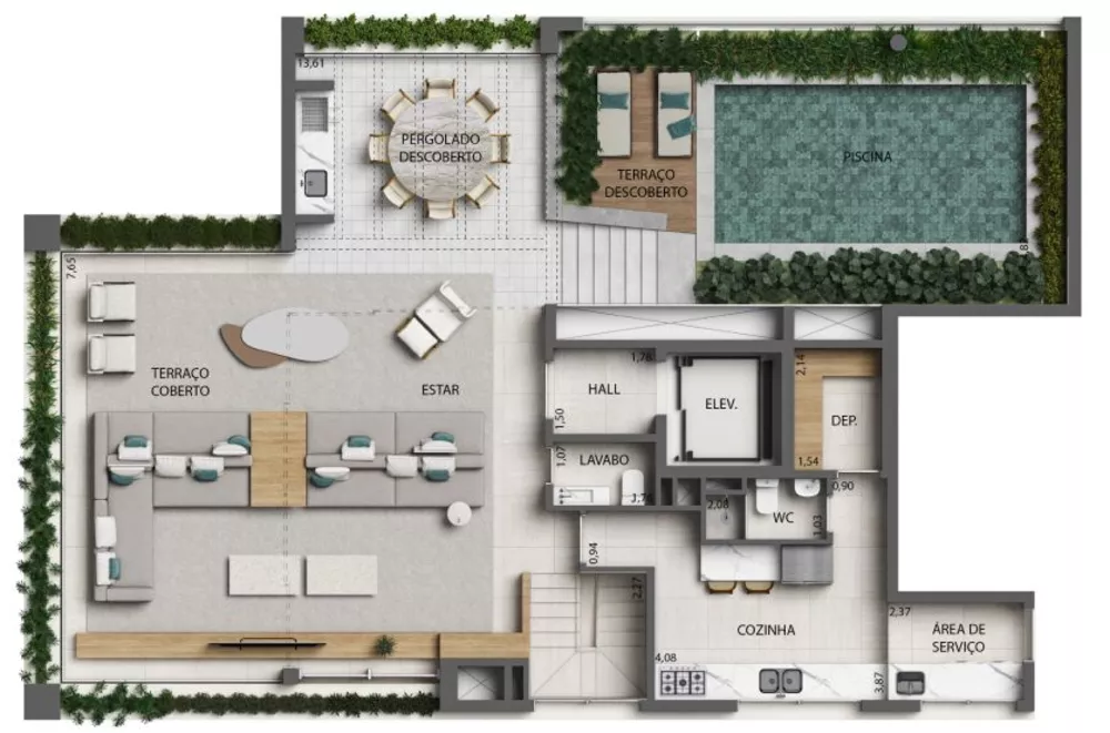 Apartamento, 4 quartos, 241 m² - Foto 12