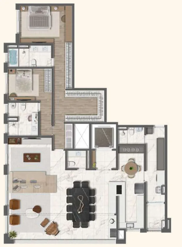 Cobertura, 4 quartos, 479 m² - Foto 9