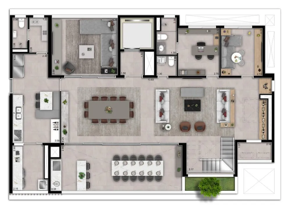 Apartamento, 3 quartos, 143 m² - Foto 6
