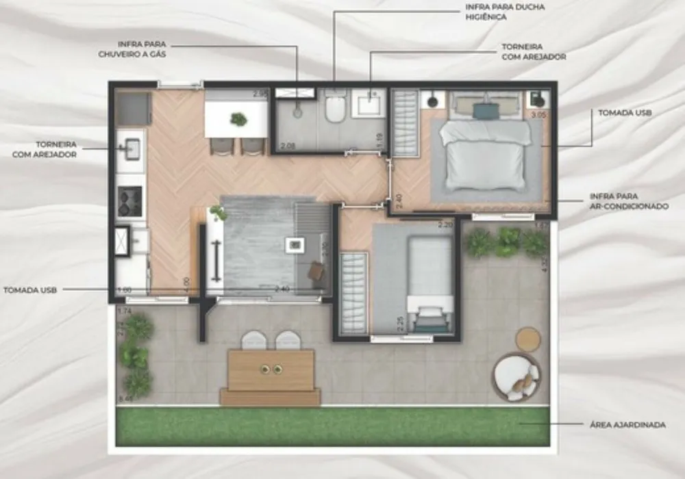 Apartamento, 2 quartos, 36 m² - Foto 7