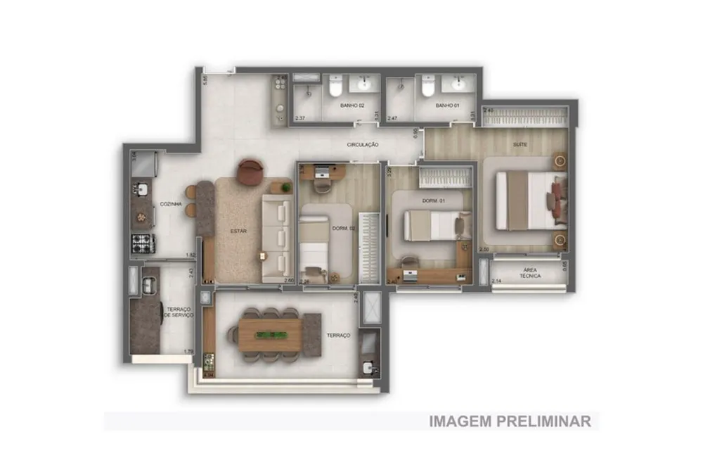 Apartamento, 4 quartos, 171 m² - Foto 10