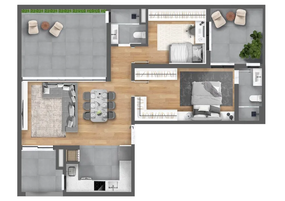 Apartamento, 1 quarto, 25 m² - Foto 9