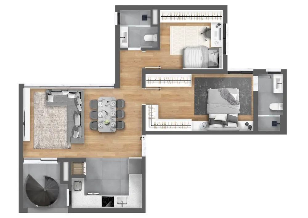 Apartamento, 1 quarto, 25 m² - Foto 11
