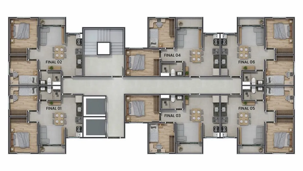 Apartamento, 2 quartos, 41 m² - Foto 1