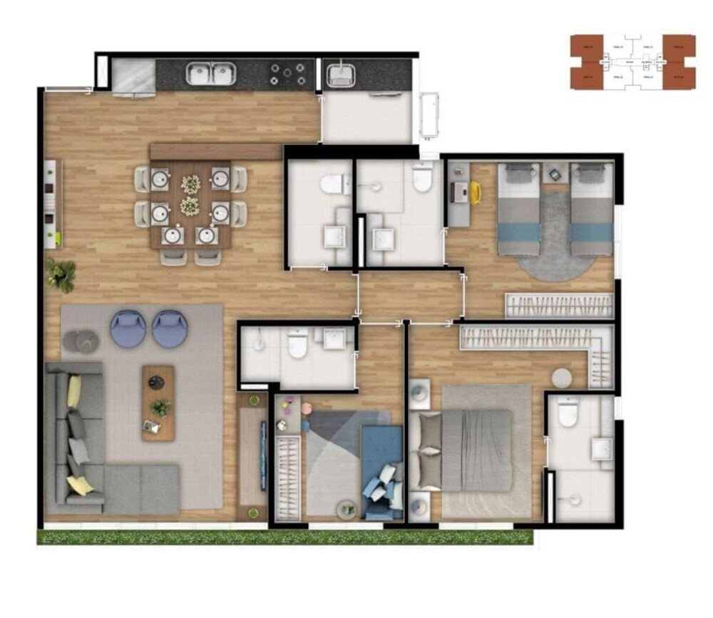 Apartamento à venda com 3 quartos, 89m² - Foto 8