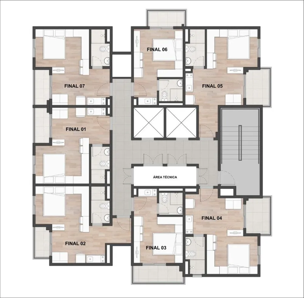 Apartamento, 1 quarto, 29 m² - Foto 6