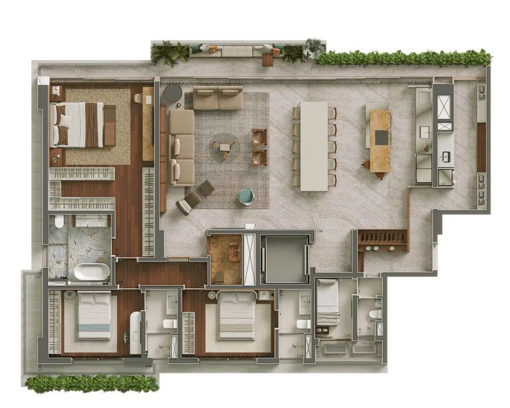 Apartamento, 3 quartos, 212 m² - Foto 4