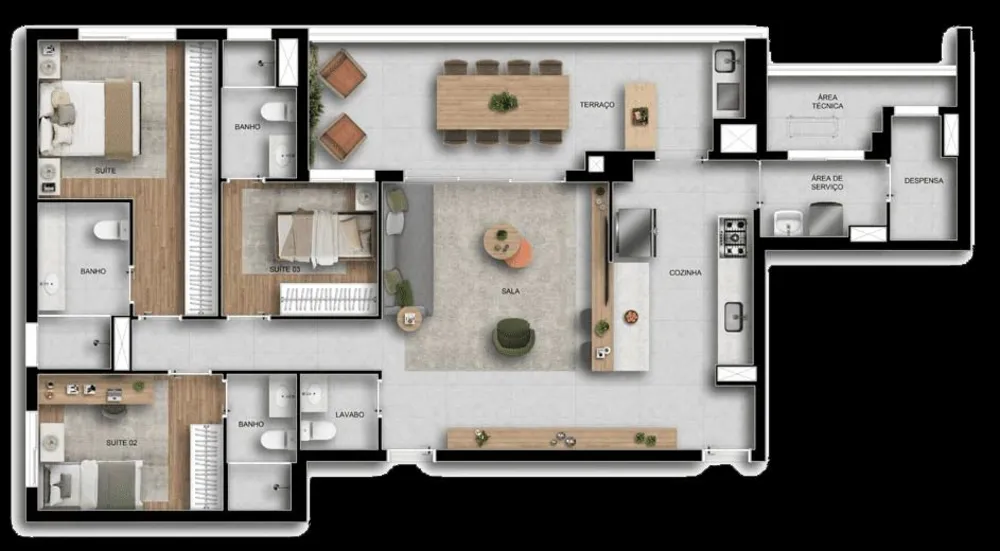 Apartamento, 1 quarto, 35 m² - Foto 5