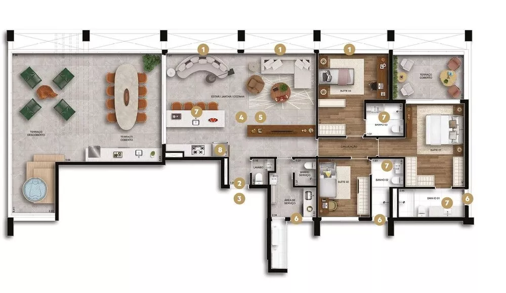 Apartamento, 2 quartos, 78 m² - Foto 9