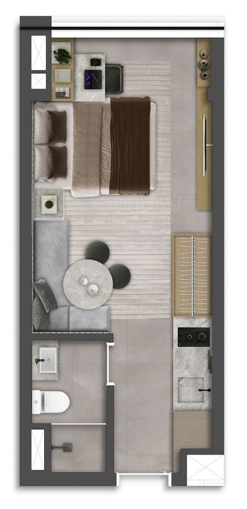 Apartamento à venda com 1 quarto, 41m² - Foto 19