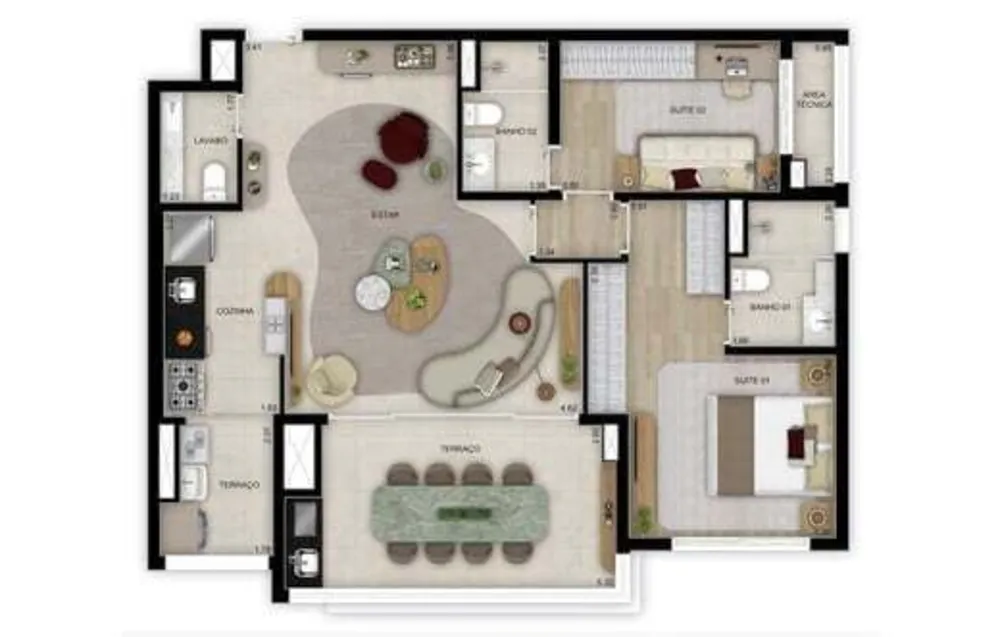 Apartamento, 4 quartos, 221 m² - Foto 9
