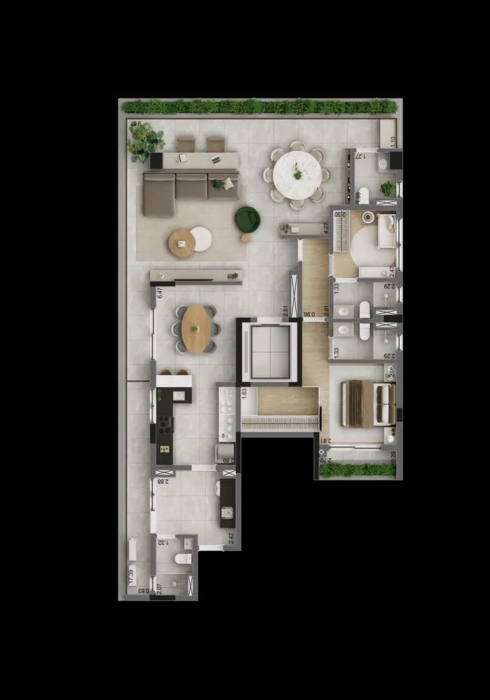 Apartamento, 2 quartos, 216 m² - Foto 12