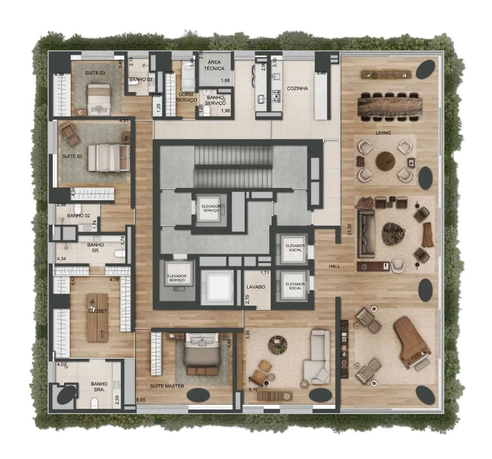 Apartamento, 5 quartos, 1035 m² - Foto 5