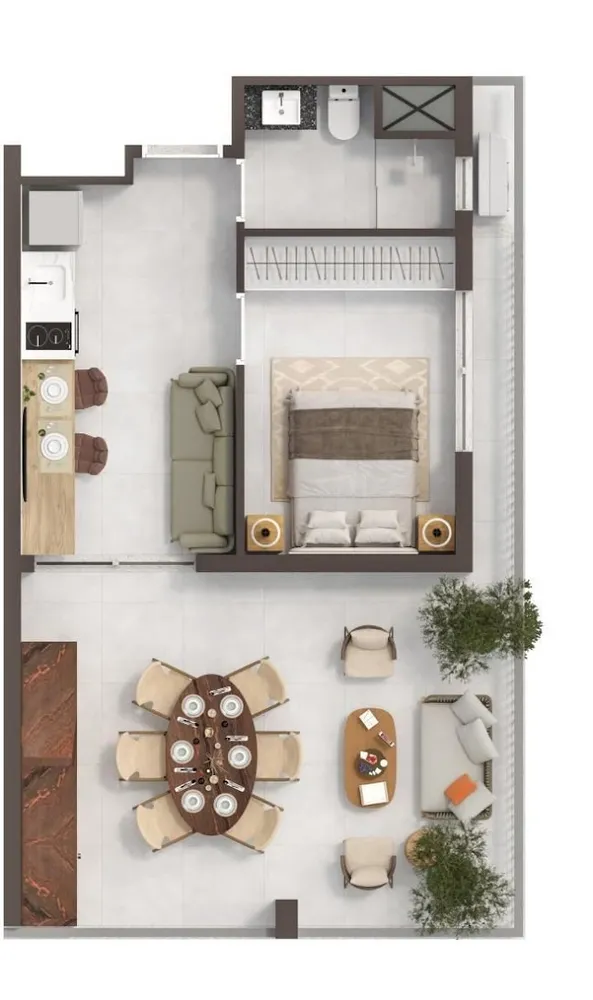 Kitnet-Studio, 35 m² - Foto 5