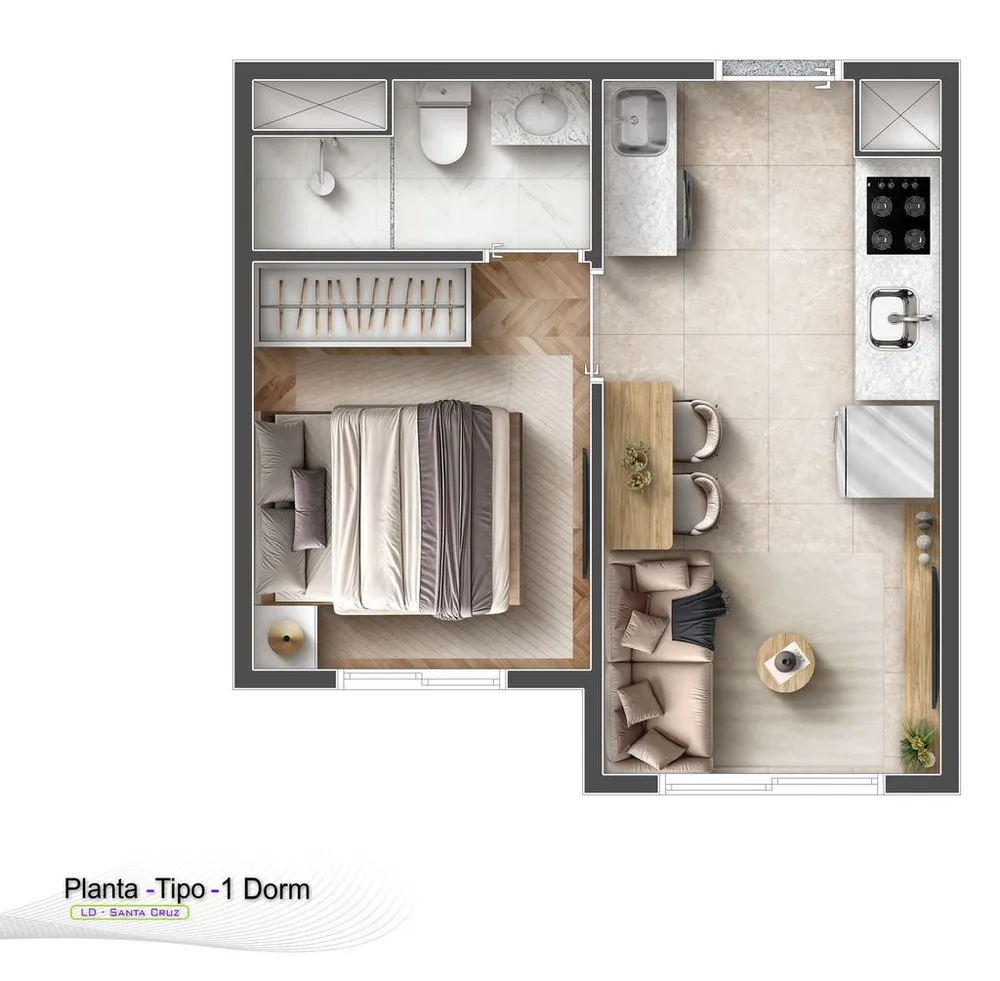 Apartamento, 2 quartos, 45 m² - Foto 7