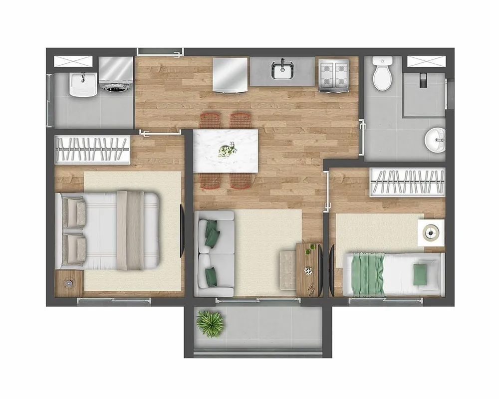 Apartamento, 1 quarto, 26 m² - Foto 6