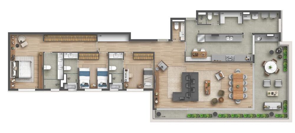 Apartamento, 3 quartos, 188 m² - Foto 30