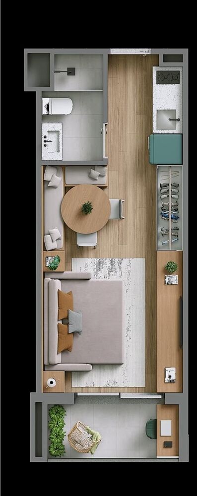 Kitnet e Studio à venda com 1 quarto, 27m² - Foto 11