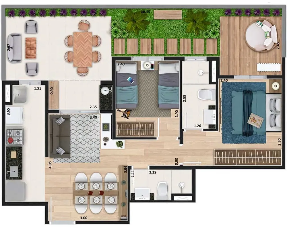 Apartamento, 2 quartos, 52 m² - Foto 27