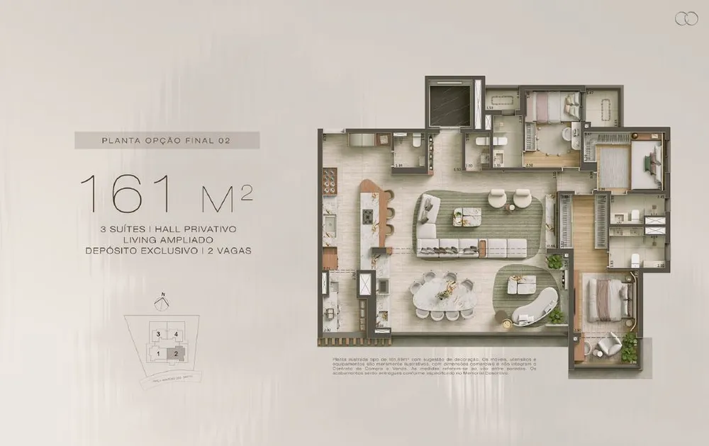 Apartamento, 4 quartos, 273 m² - Foto 1