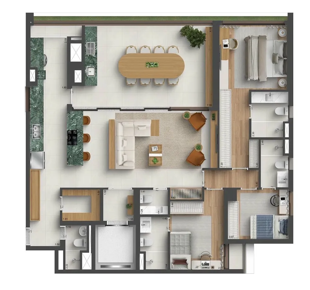 Apartamento, 4 quartos, 164 m² - Foto 11