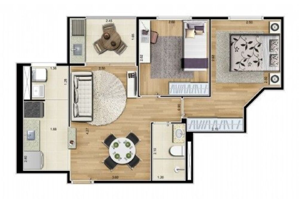 Apartamento, 3 quartos, 58 m² - Foto 23