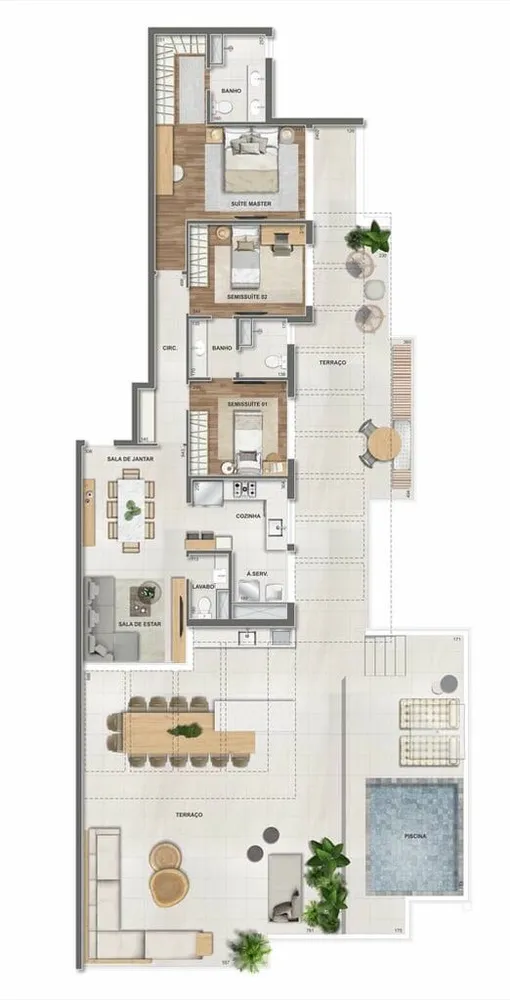 Apartamento, 4 quartos, 316 m² - Foto 5
