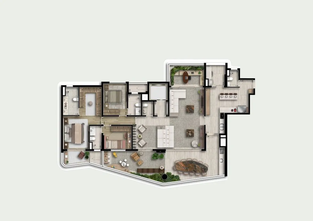 Apartamento, 4 quartos, 316 m² - Foto 12