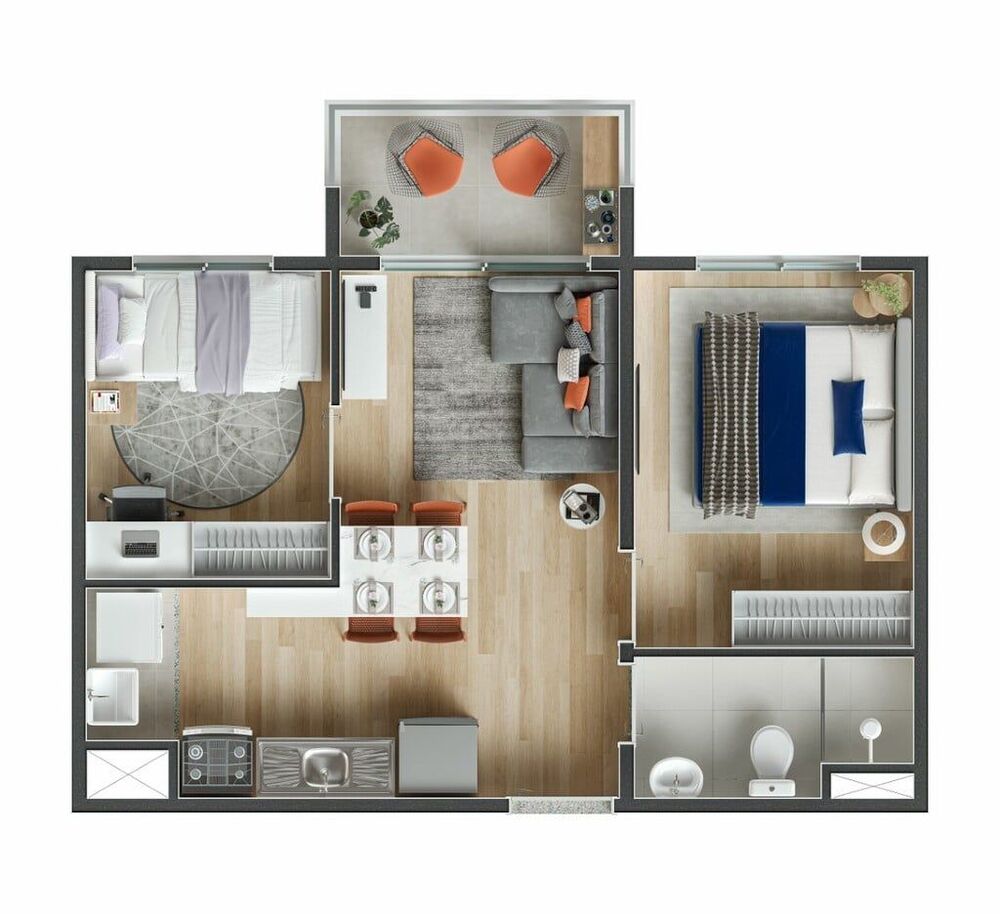 Apartamento, 2 quartos, 38 m² - Foto 21
