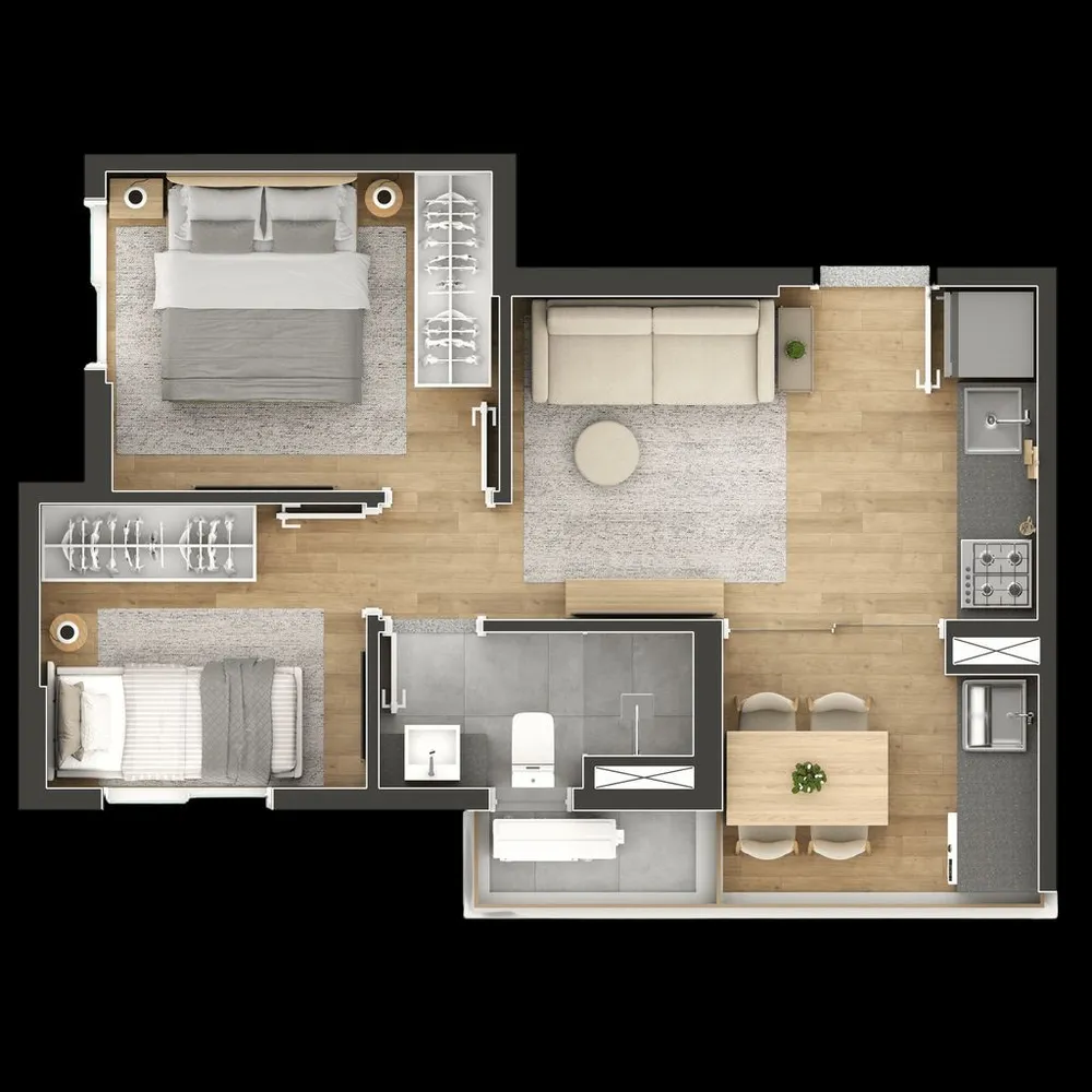 Apartamento, 1 quarto, 81 m² - Foto 8