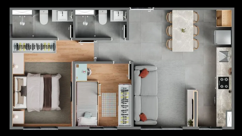 Apartamento, 1 quarto, 31 m² - Foto 12