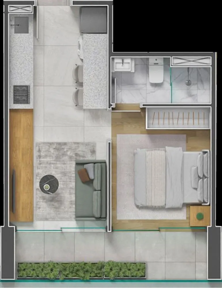 Kitnet-Studio, 20 m² - Foto 9