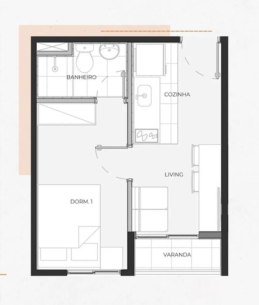 Apartamento, 2 quartos, 48 m² - Foto 4
