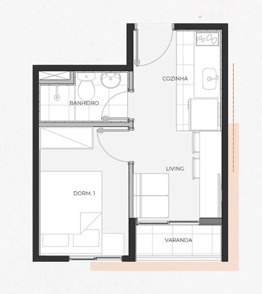 Apartamento, 2 quartos, 48 m² - Foto 6