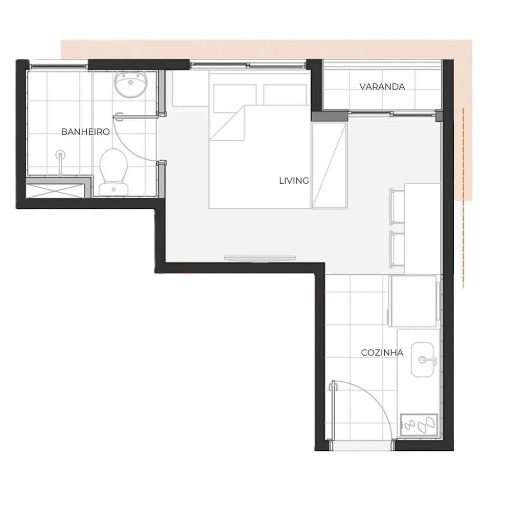 Apartamento, 2 quartos, 48 m² - Foto 7