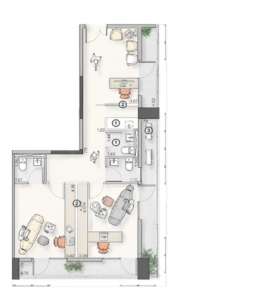 Sala-Conjunto, 73 m² - Foto 12