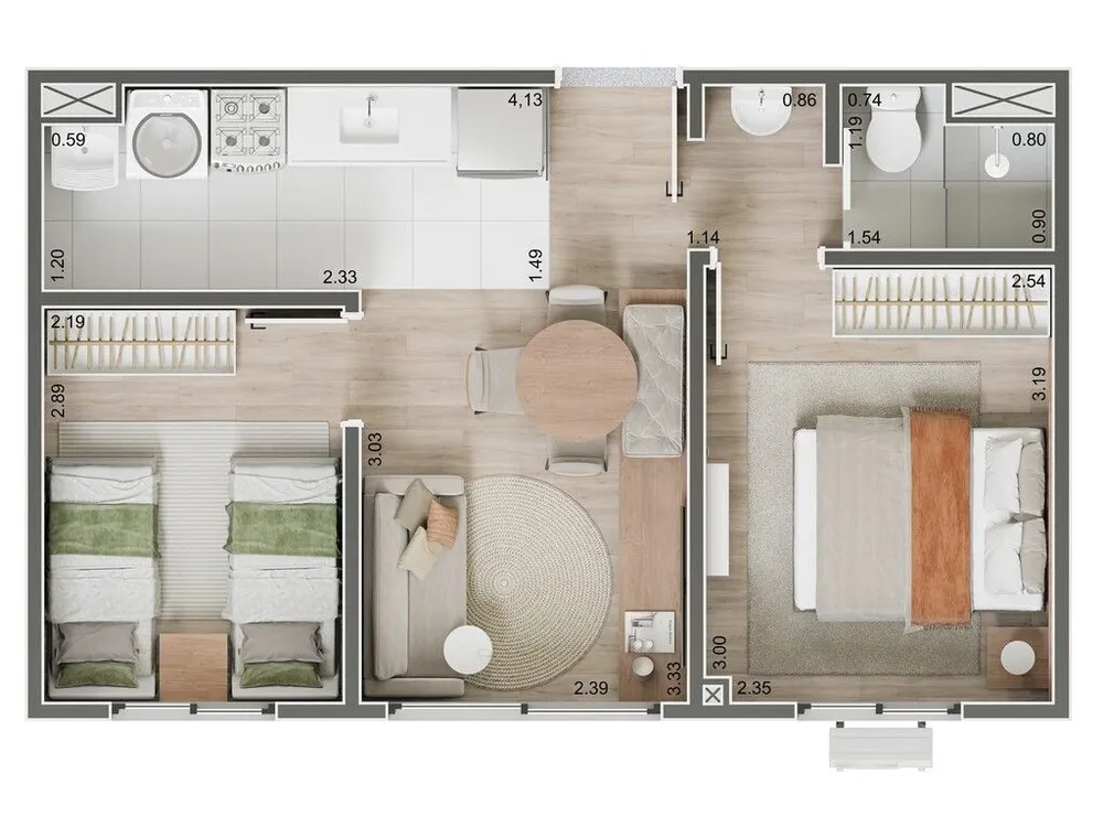 Apartamento, 1 quarto, 36 m² - Foto 7