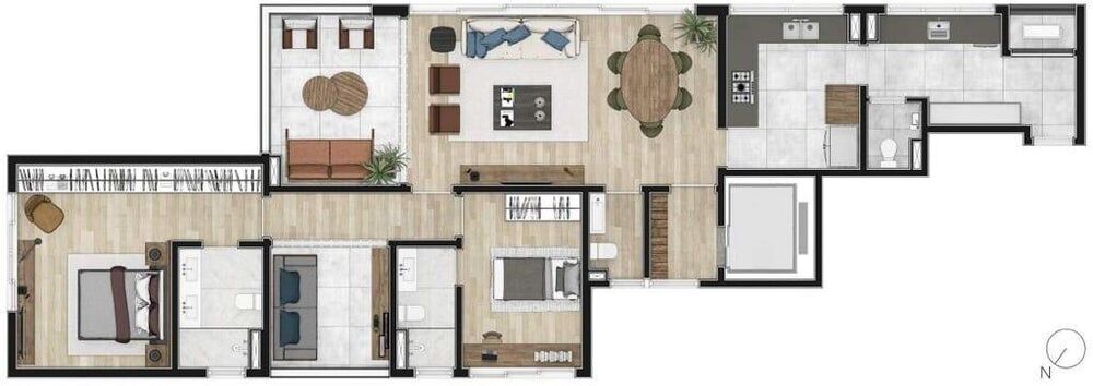 Apartamento, 2 quartos, 144 m² - Foto 16