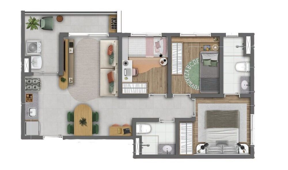 Apartamento, 2 quartos, 36 m² - Foto 6