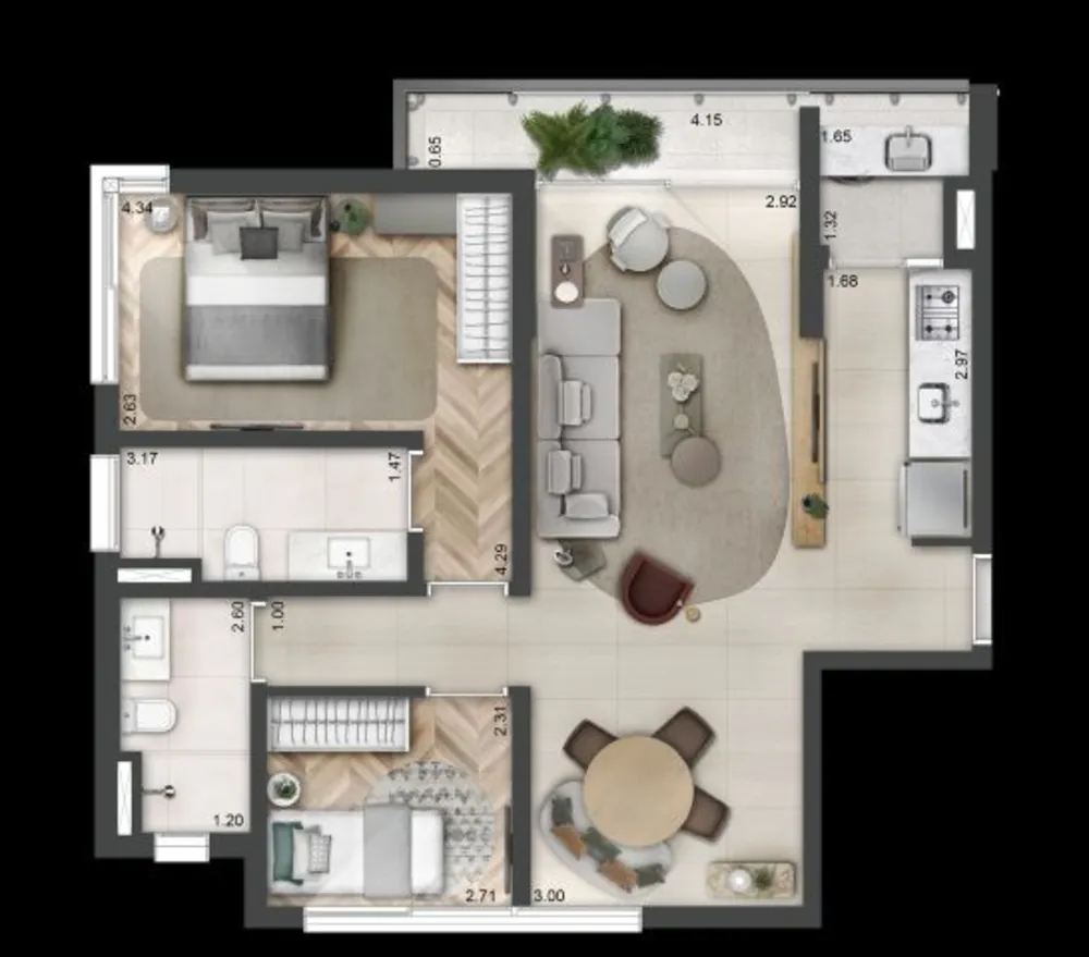 Cobertura, 3 quartos, 221 m² - Foto 16