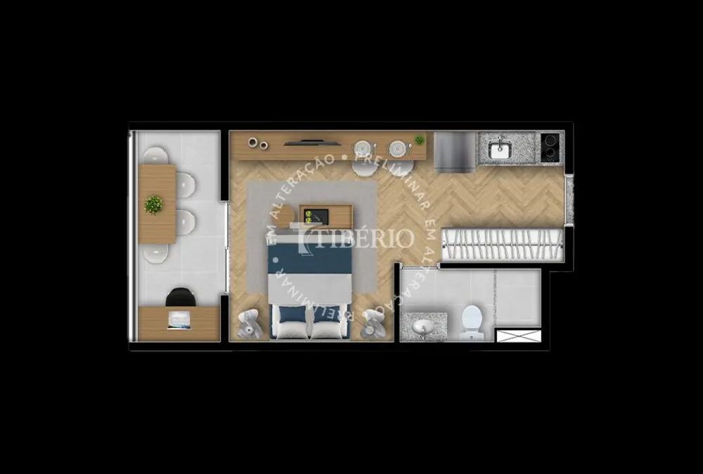 Kitnet-Studio, 27 m² - Foto 8