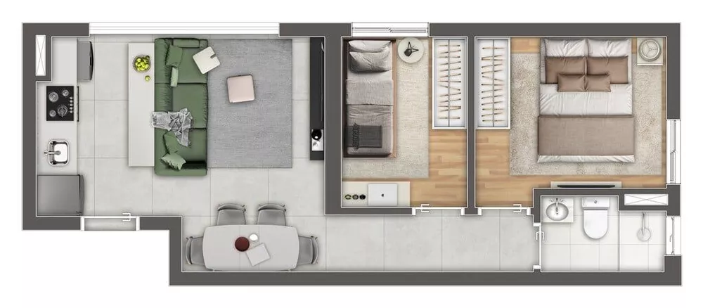 Apartamento, 2 quartos, 39 m² - Foto 5