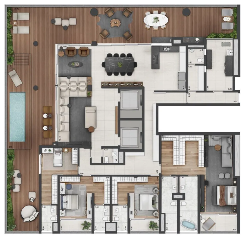 Apartamento, 2 quartos, 166 m² - Foto 12